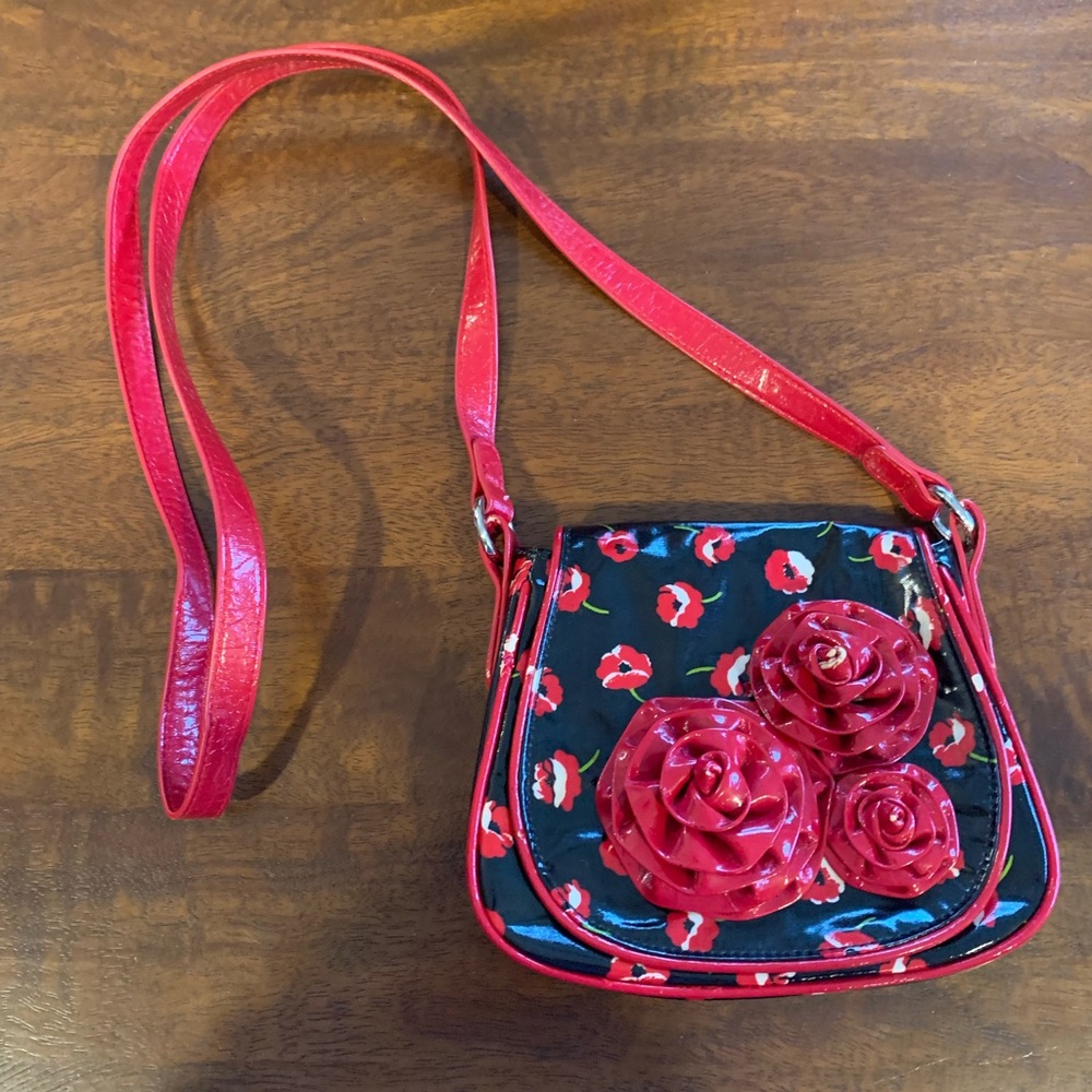 Vera Bradley Frill - Poppy Fields small crossbody